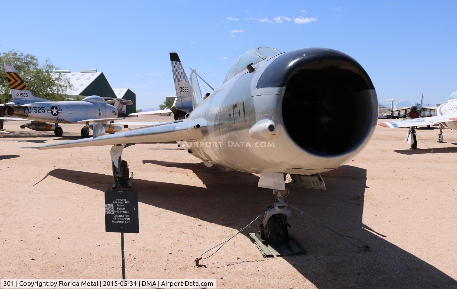 301, Shenyang J-6A (MiG-19PF) C/N Not found 301, Shenyang J-6A