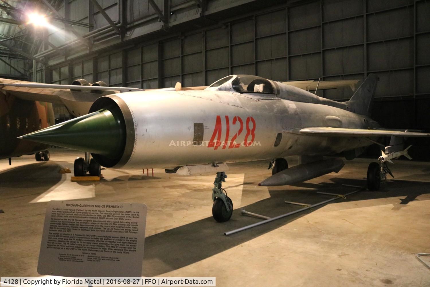 4128, Mikoyan-Gurevich MiG-21PF C/N 760408, Mig-21PF