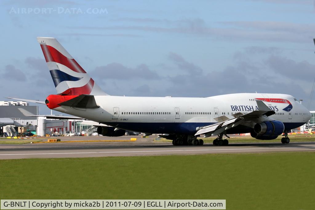 G-BNLT, 1991 Boeing 747-436 C/N 24630, Landing