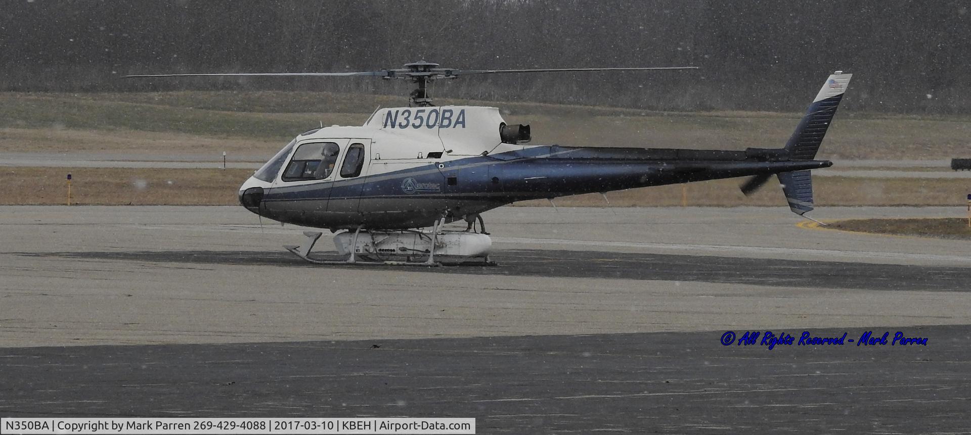 N350BA, Eurocopter AS-350BA Ecureuil C/N 2788, Benton Harbor Michigan AirPort
