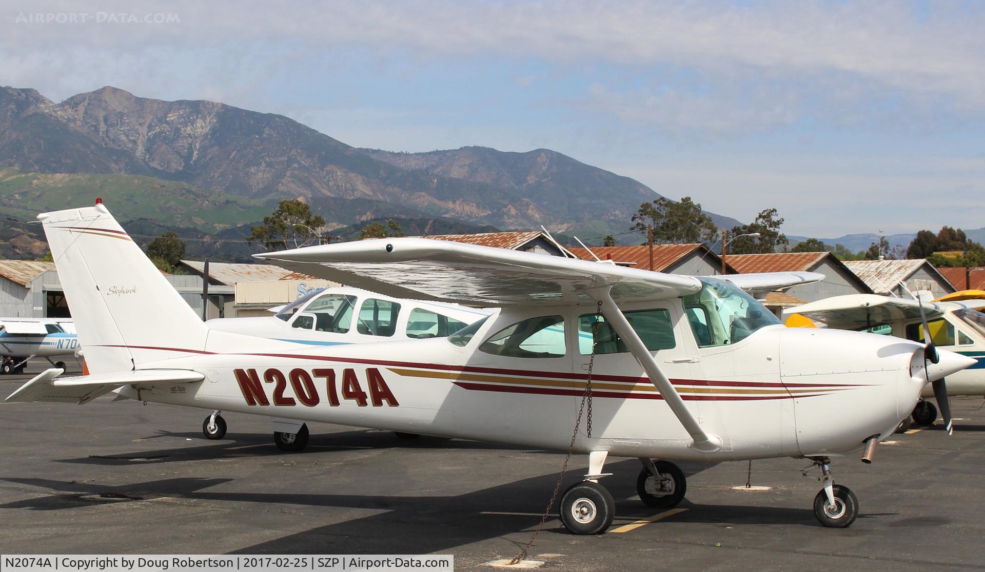 N2074A, 1968 Cessna 172I Skyhawk C/N 17257138, 1968 Cessna 172I SKYHAWK, Lycoming O-320-E2D 150 Hp