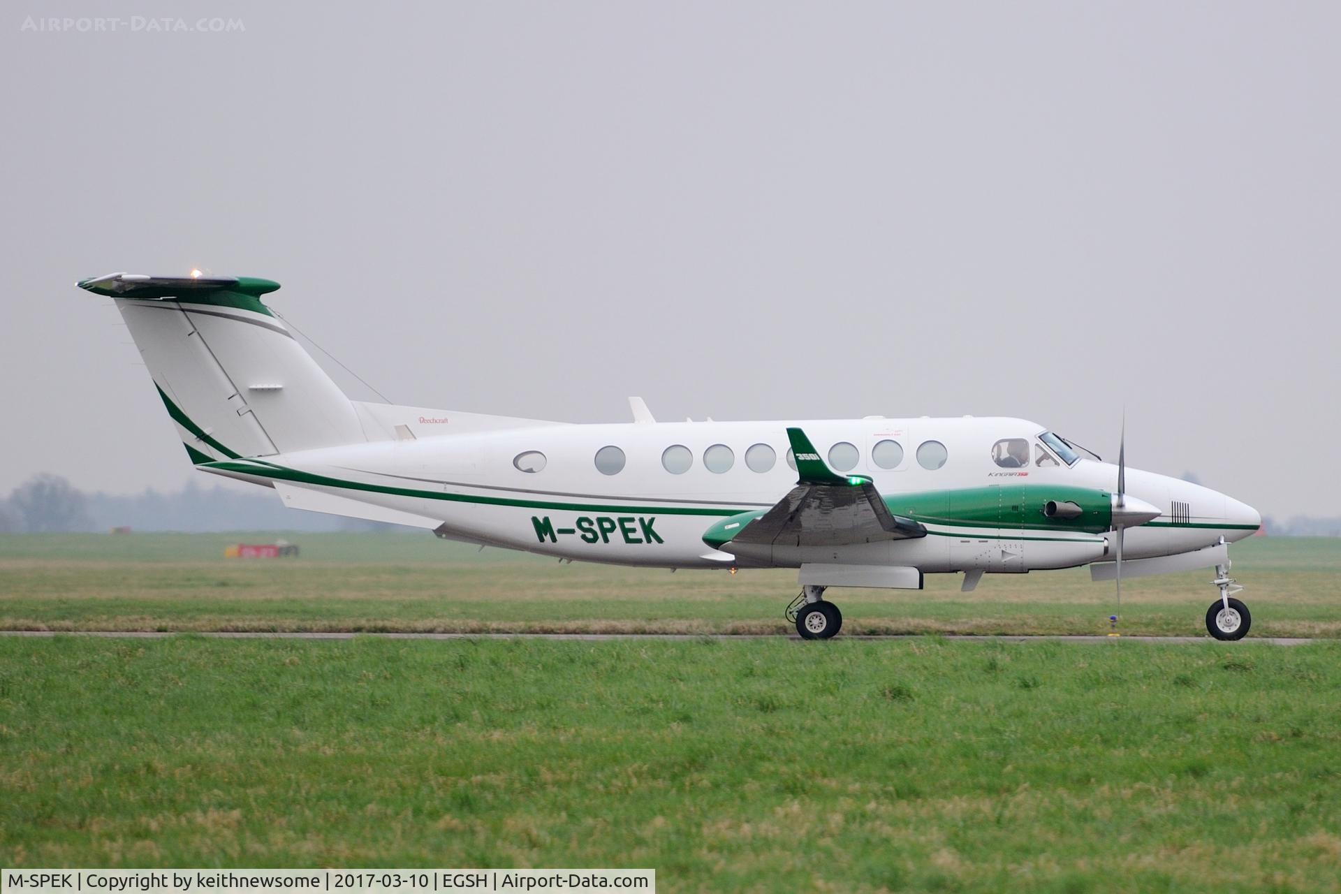 M-SPEK, 2013 Beech B300 (B350i) King Air King Air C/N FL-959, Nice Visitor.