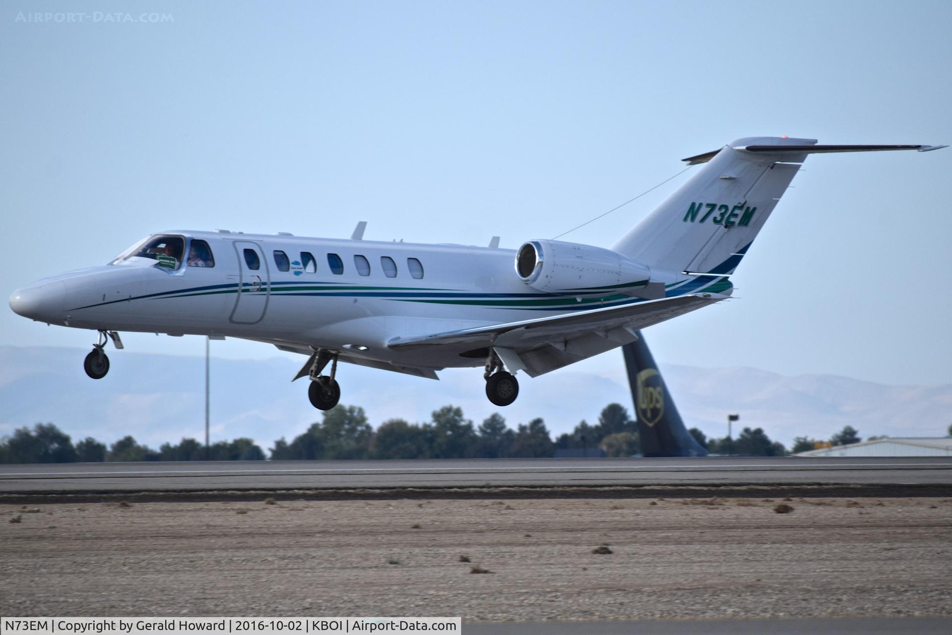 N73EM, 2006 Cessna 525B CitationJet CJ3 C/N 525B0123, Landing RWY 10R.