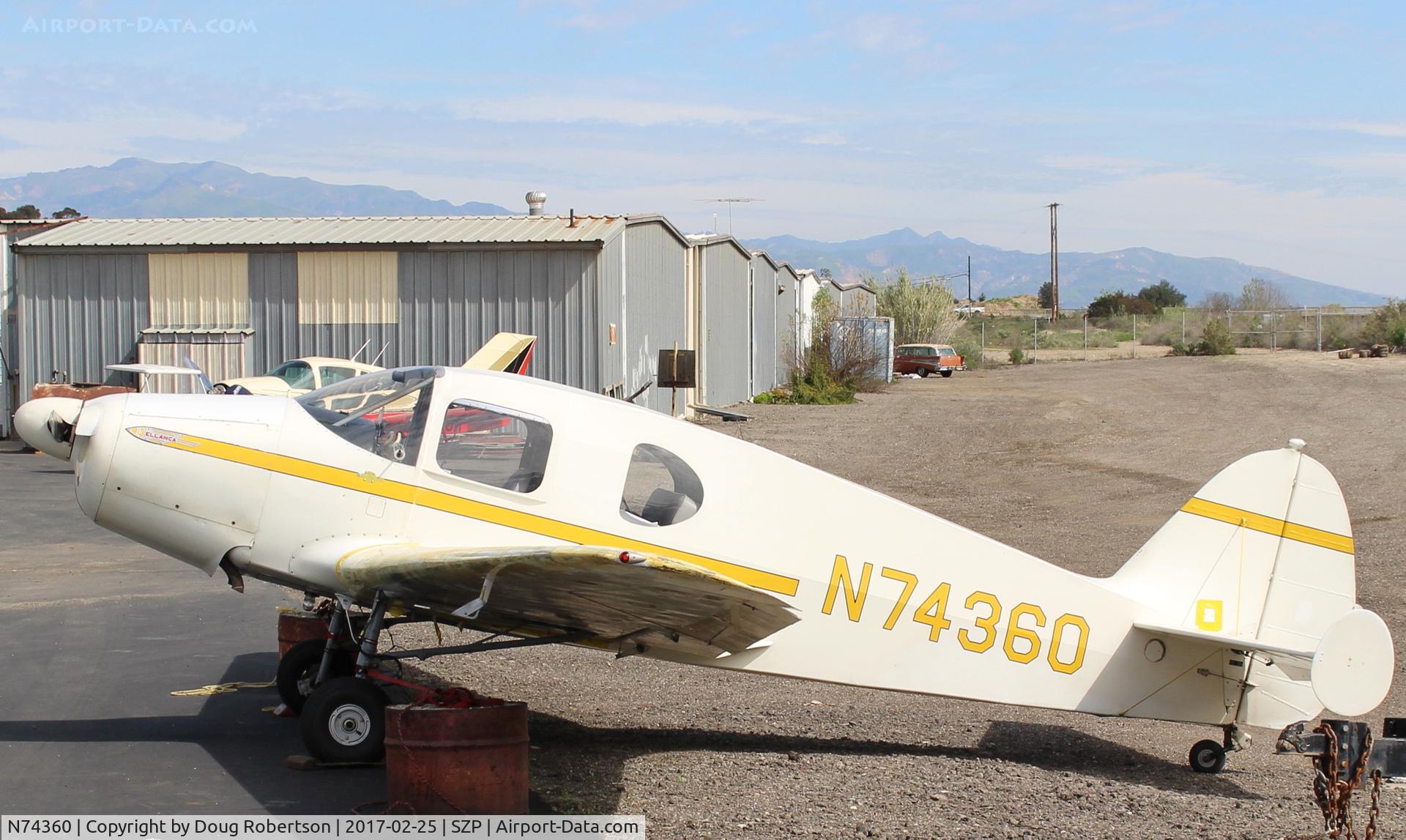 N74360, 1947 Bellanca 14-13-2 Cruisair Senior C/N 1473, 1947 Bellanca 14-13-2 CRUISAIR SENIOR, Franklin 6A4150 150 Hp