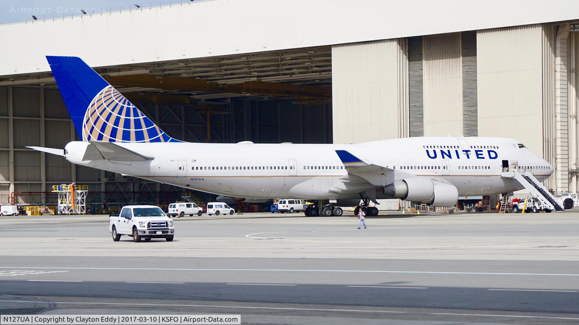 N127UA, 1999 Boeing 747-422 C/N 28813, SFO 2017