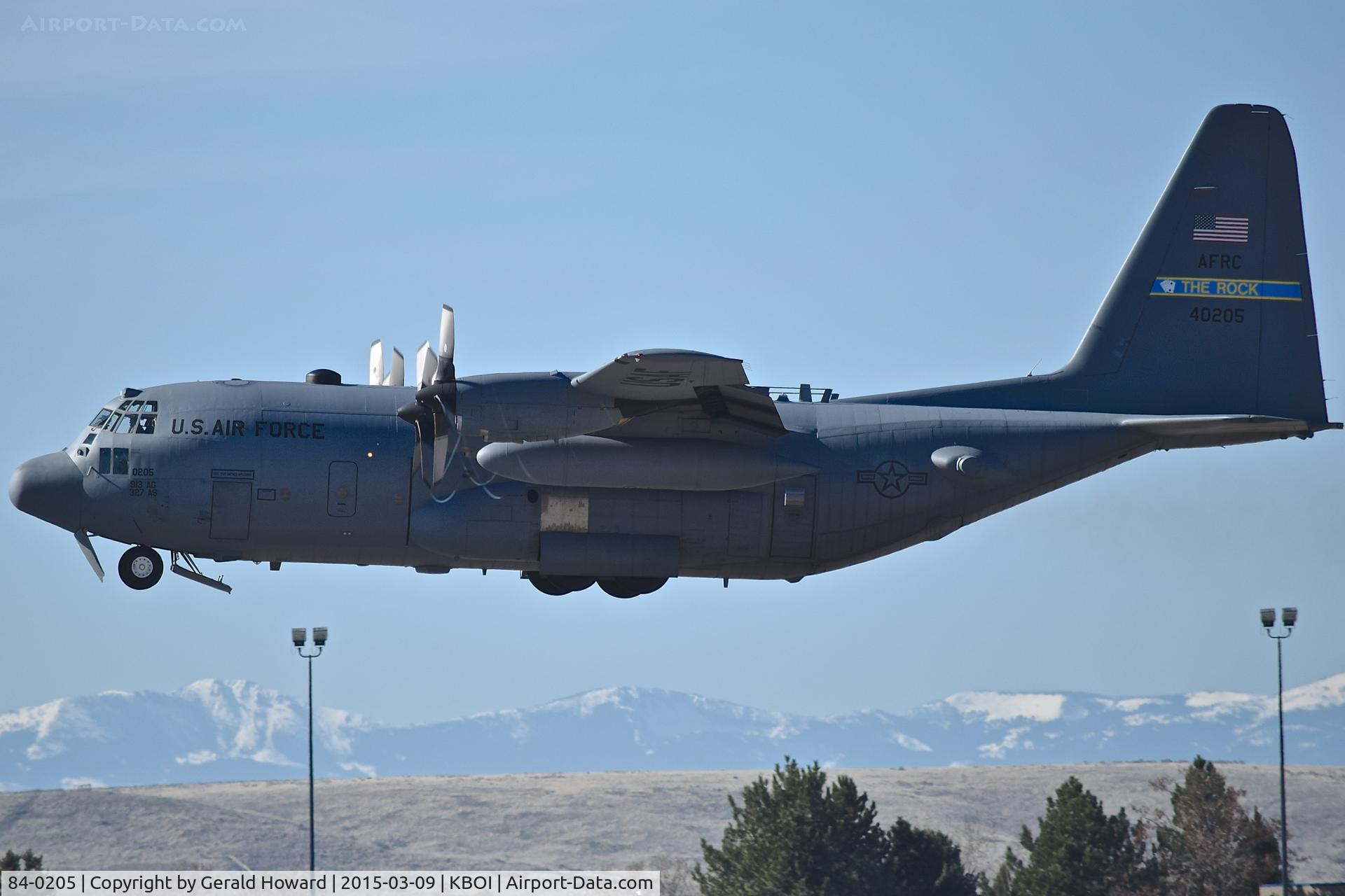 84-0205, 1984 Lockheed C-130H Hercules C/N 382-5039, Currently seeing with the 319th Airlift Group, 327th airlift Sq., Little Rock AFB.