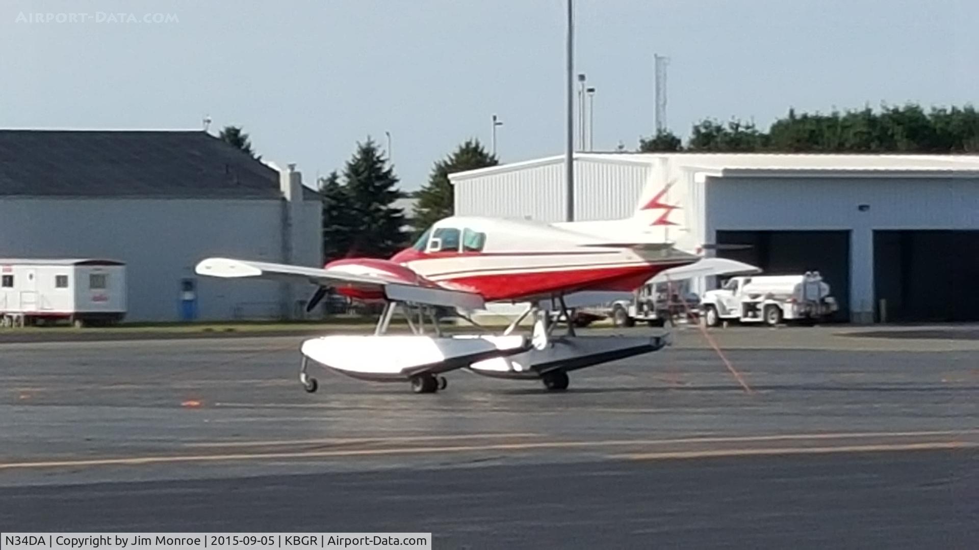N34DA, 1958 Piper PA-23-160 Apache C/N 23-1469, We were clearing customs at Bangor, ME and saw this.