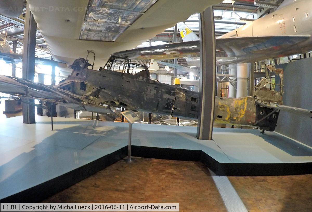 L1 BL, Junkers Ju-87R-2 Stuka C/N 5856, At the Deutsches Technikmuseum in Berlin