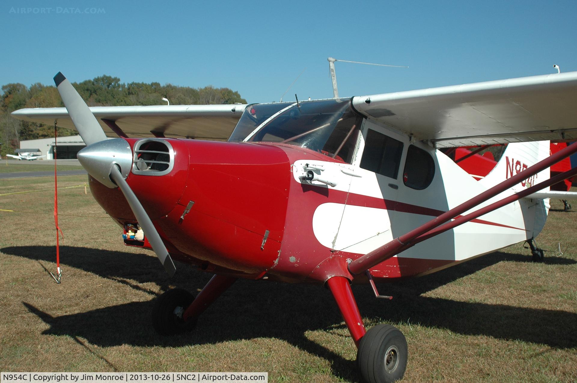 N954C, 1947 Stinson 108-3 Voyager C/N 108-3954, Flyin at Sugar Valley Airport, NC