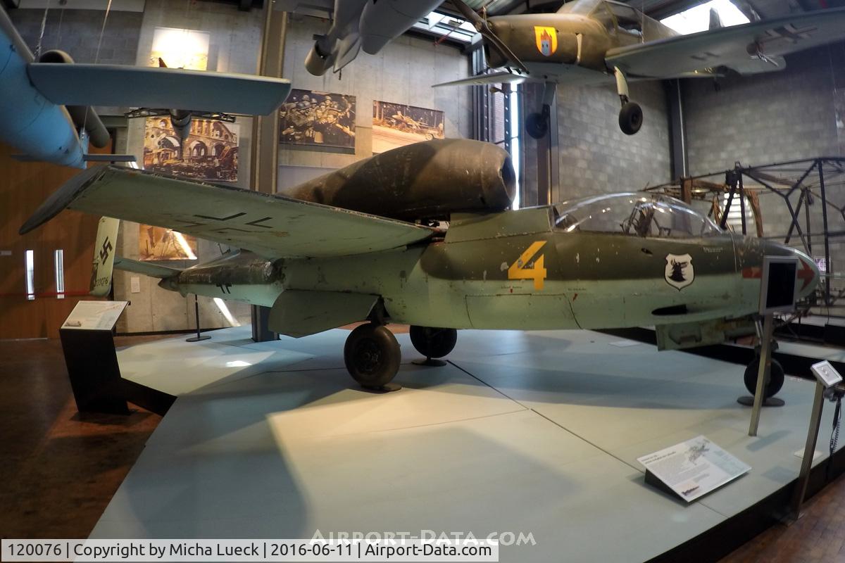 120076, Heinkel He-162A-2 Volksjager C/N 120076, At the Deutsches Technikmuseum in Berlin