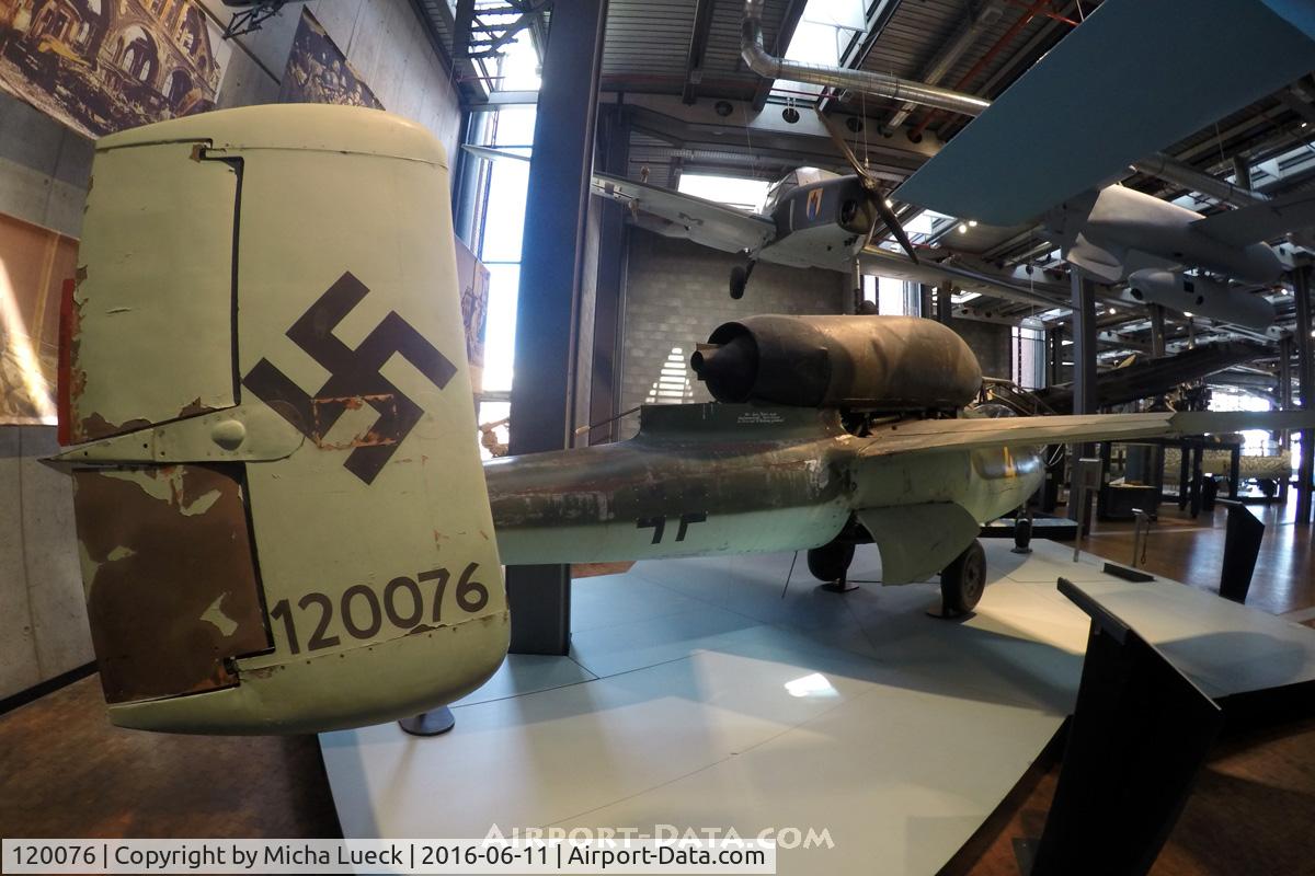 120076, Heinkel He-162A-2 Volksjager C/N 120076, At the Deutsches Technikmuseum in Berlin