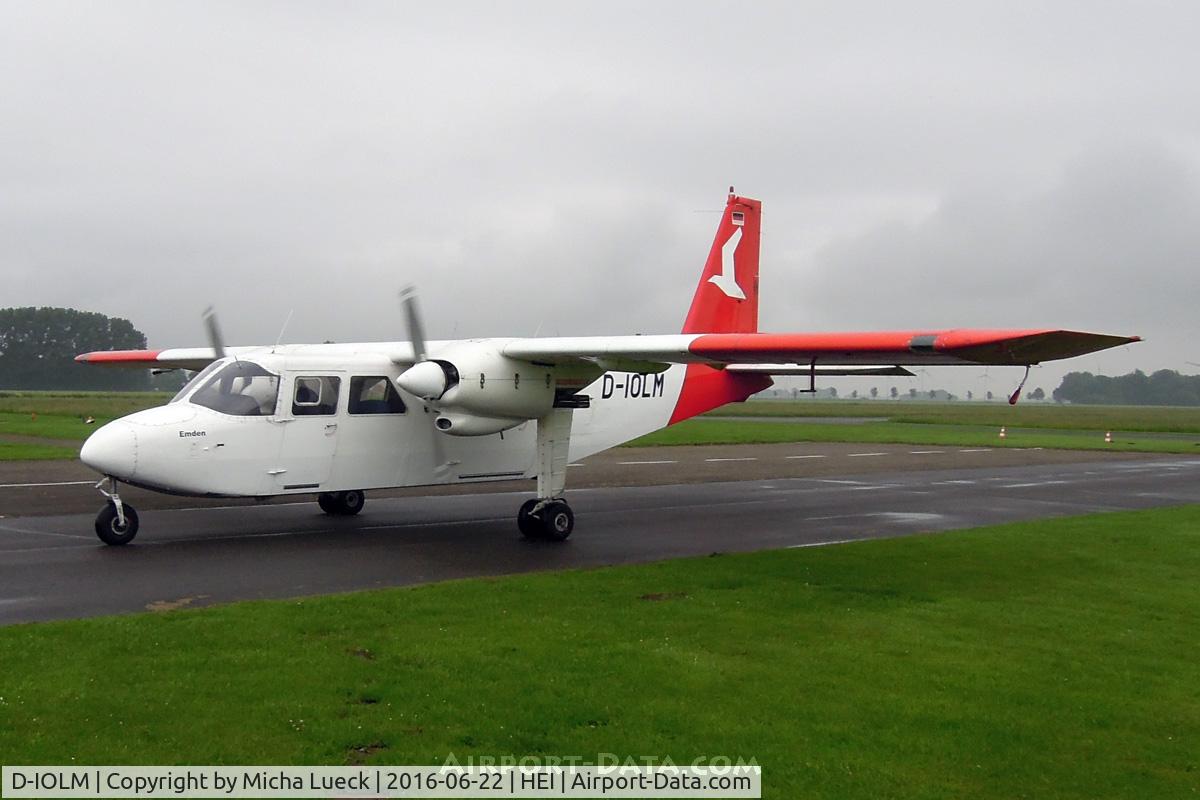 D-IOLM, 1987 Pilatus Britten-Norman BN-2A-26 Islander C/N 2037, At Heide Büsum