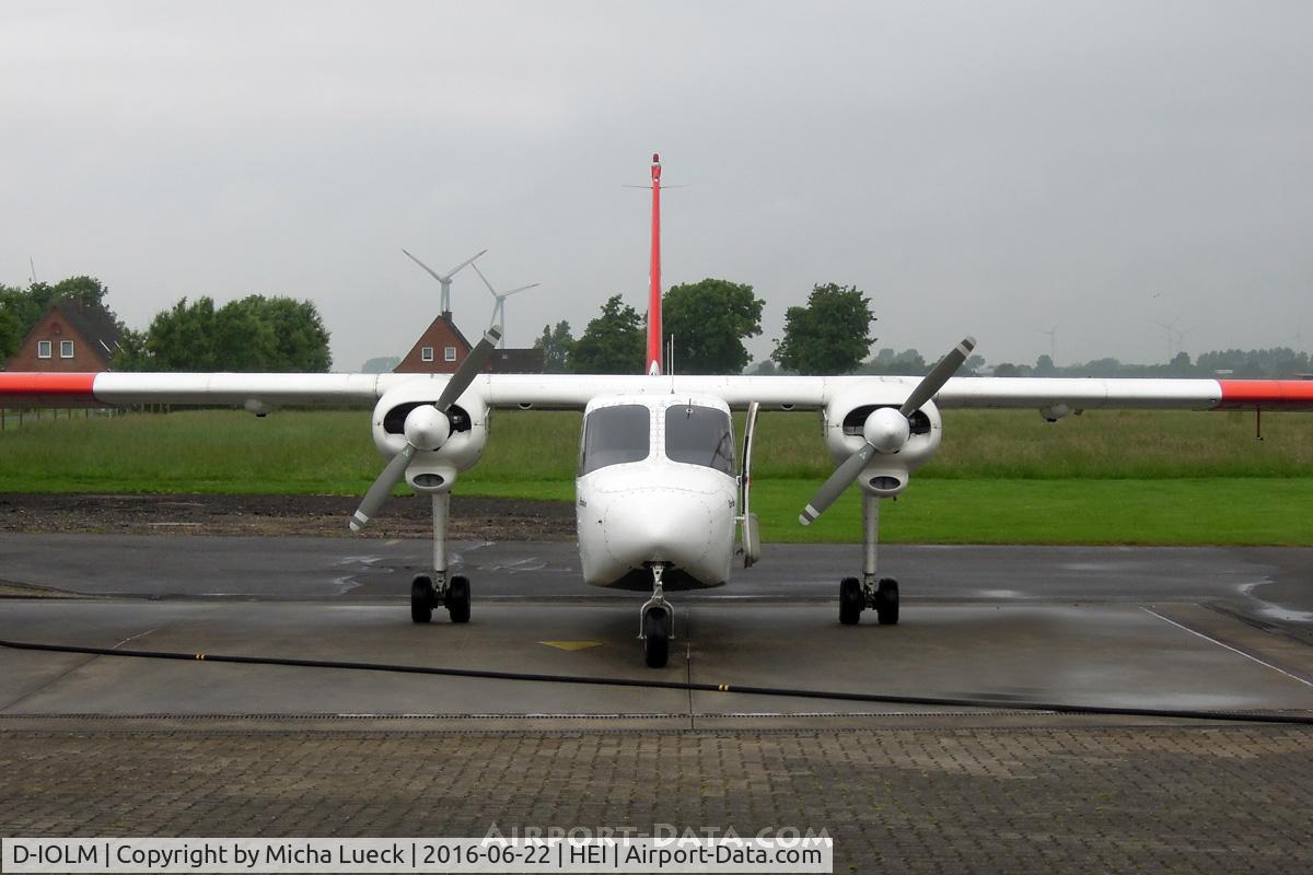 D-IOLM, 1987 Pilatus Britten-Norman BN-2A-26 Islander C/N 2037, At Heide Büsum