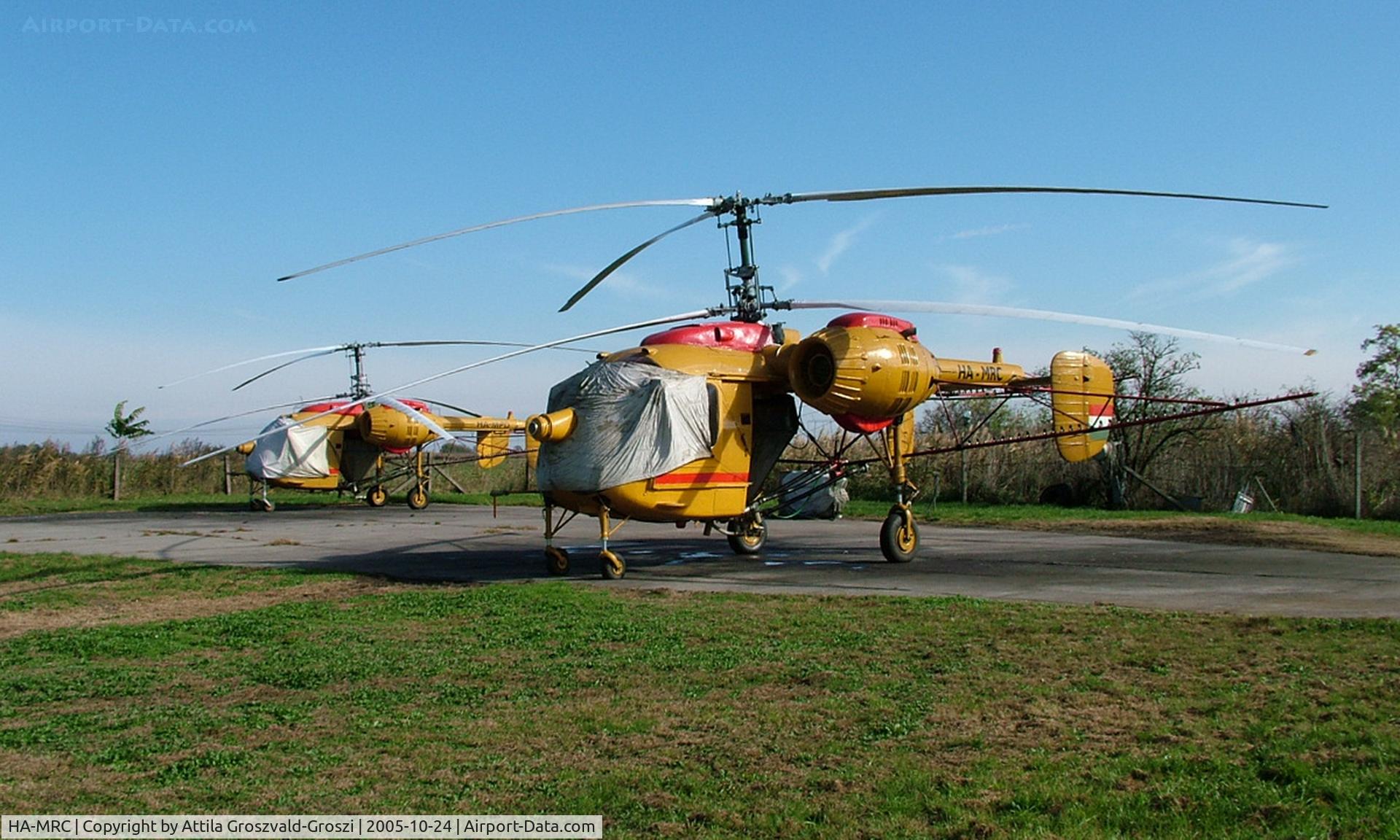 HA-MRC, 1978 Kamov Ka-26 Hoodlum C/N 7806409, Cegléd-Huszárdülö agricultural place, Hungary