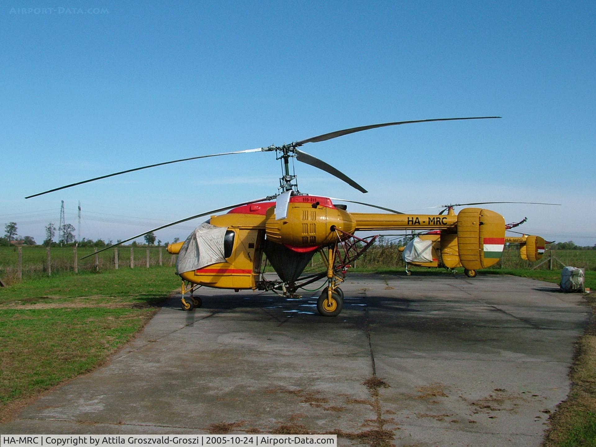 HA-MRC, 1978 Kamov Ka-26 Hoodlum C/N 7806409, Cegléd-Huszárdülö agricultural place, Hungary