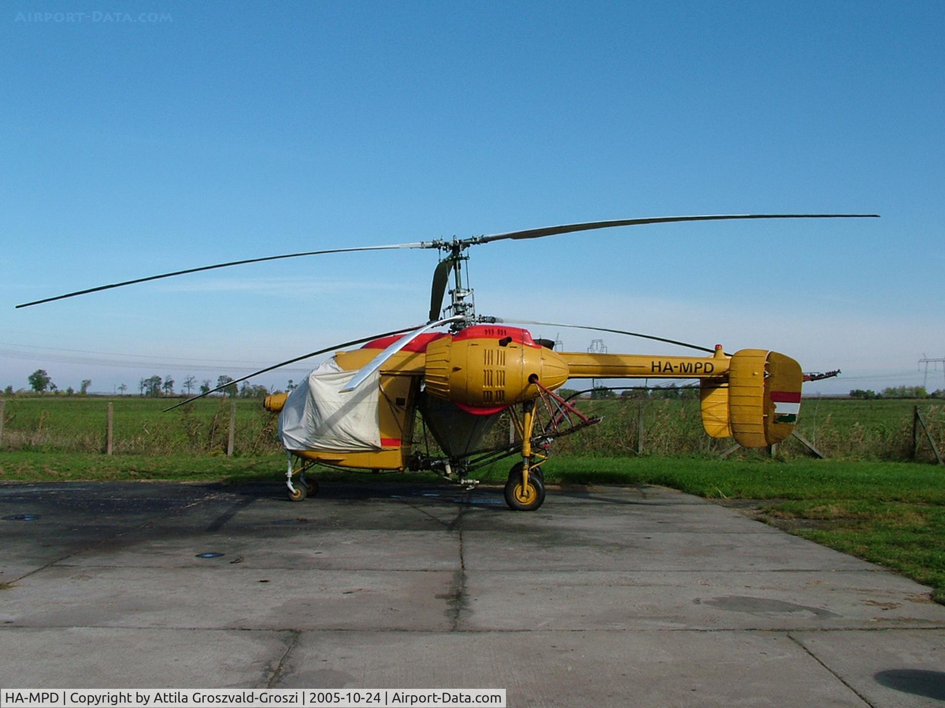 HA-MPD, 1977 Kamov Ka-26 Hoodlum C/N 7706111, Cegléd-Huszárdülö agricultural place, Hungary