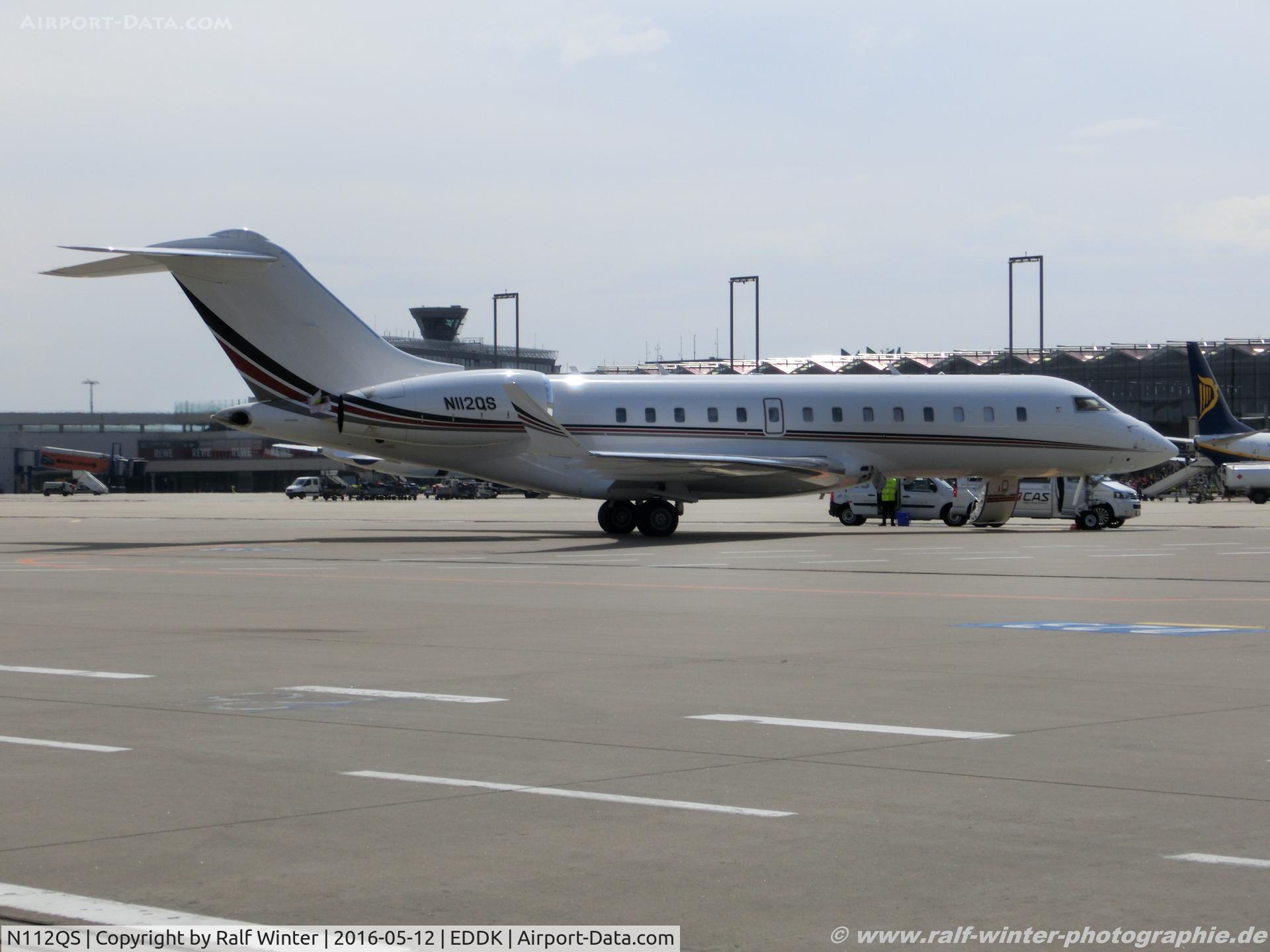 N112QS, 2015 Bombardier BD-700-1A11 Global 5000 C/N 9710, Bombardier CL-600-2B16 - Netjets Sales - 9710 - N211QS - 12.05.2016 - CGN
