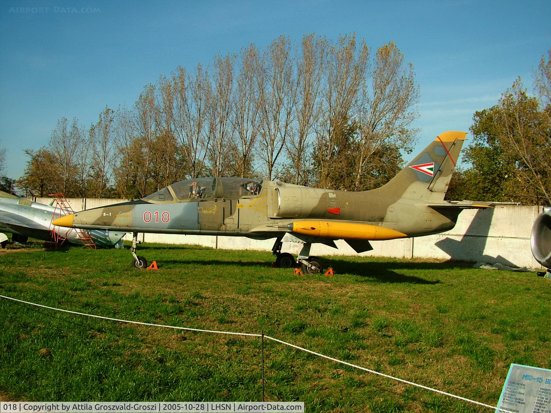 018, 1978 Aero L-39ZO Albatros C/N 731018, Szolnok airplane museum, Hungary (Hungary is not in operation, part machine as received in 1993.)