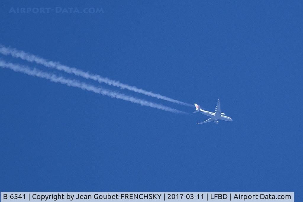 B-6541, 2012 Airbus A330-243 C/N 1304, CCA908 Madrid to Pékin, level 340