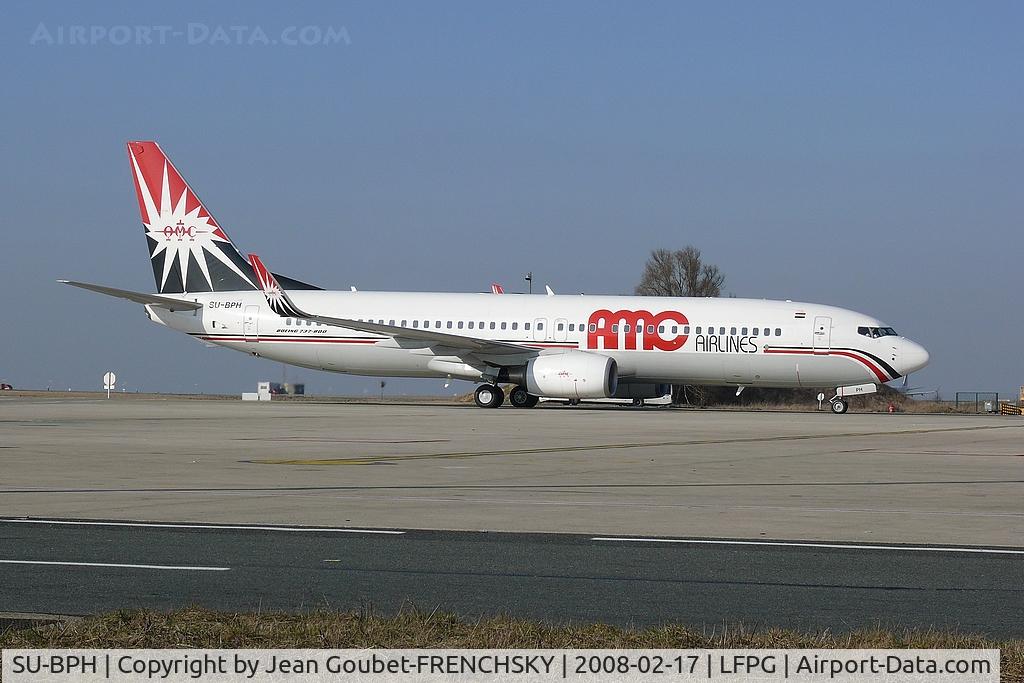 SU-BPH, 2006 Boeing 737-86N C/N 34257, AMC at CDG T3