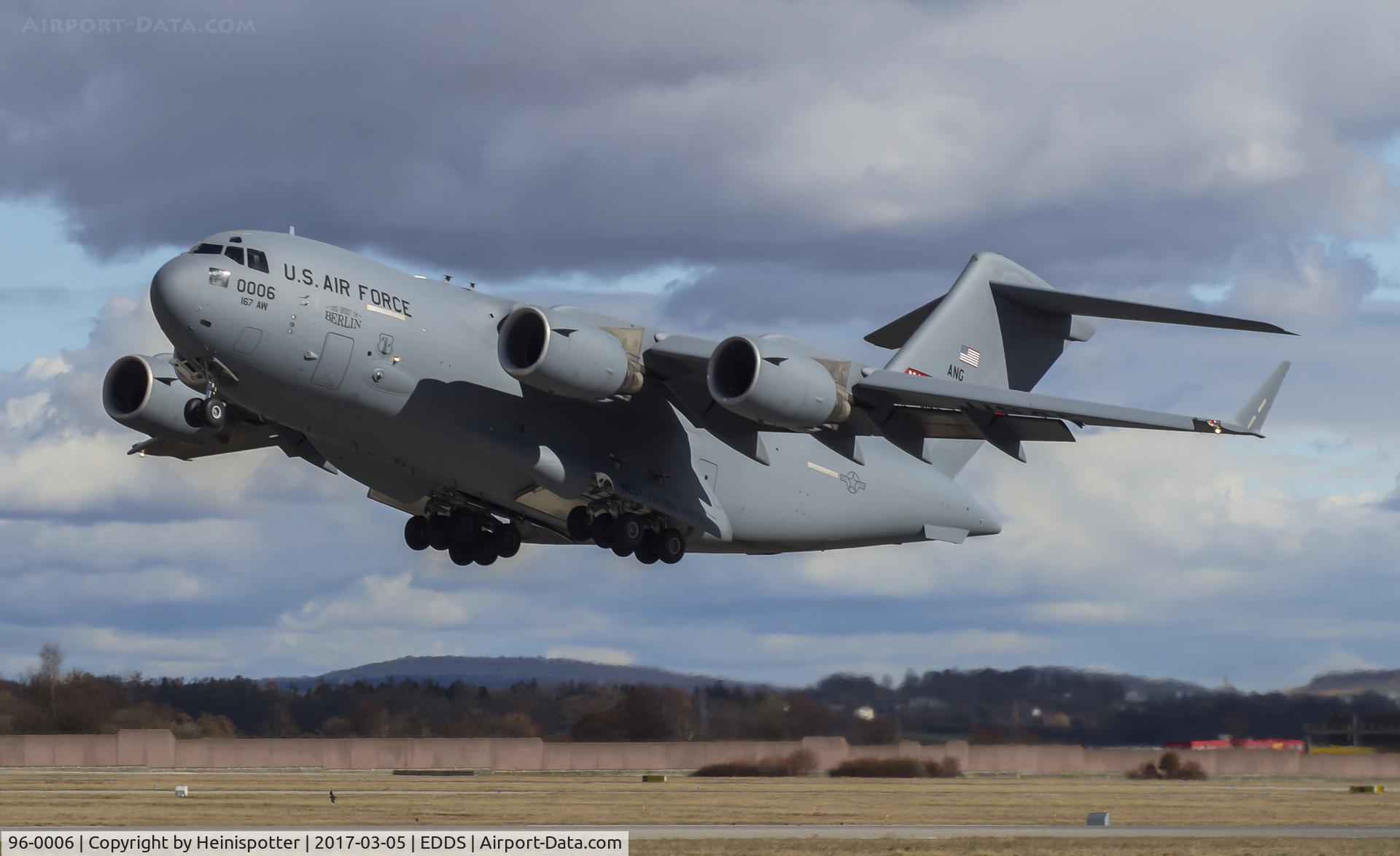 96-0006, 1996 McDonnell Douglas C-17A Globemaster III C/N P-38, C-17A 96.0006 The Spirit of Berlin