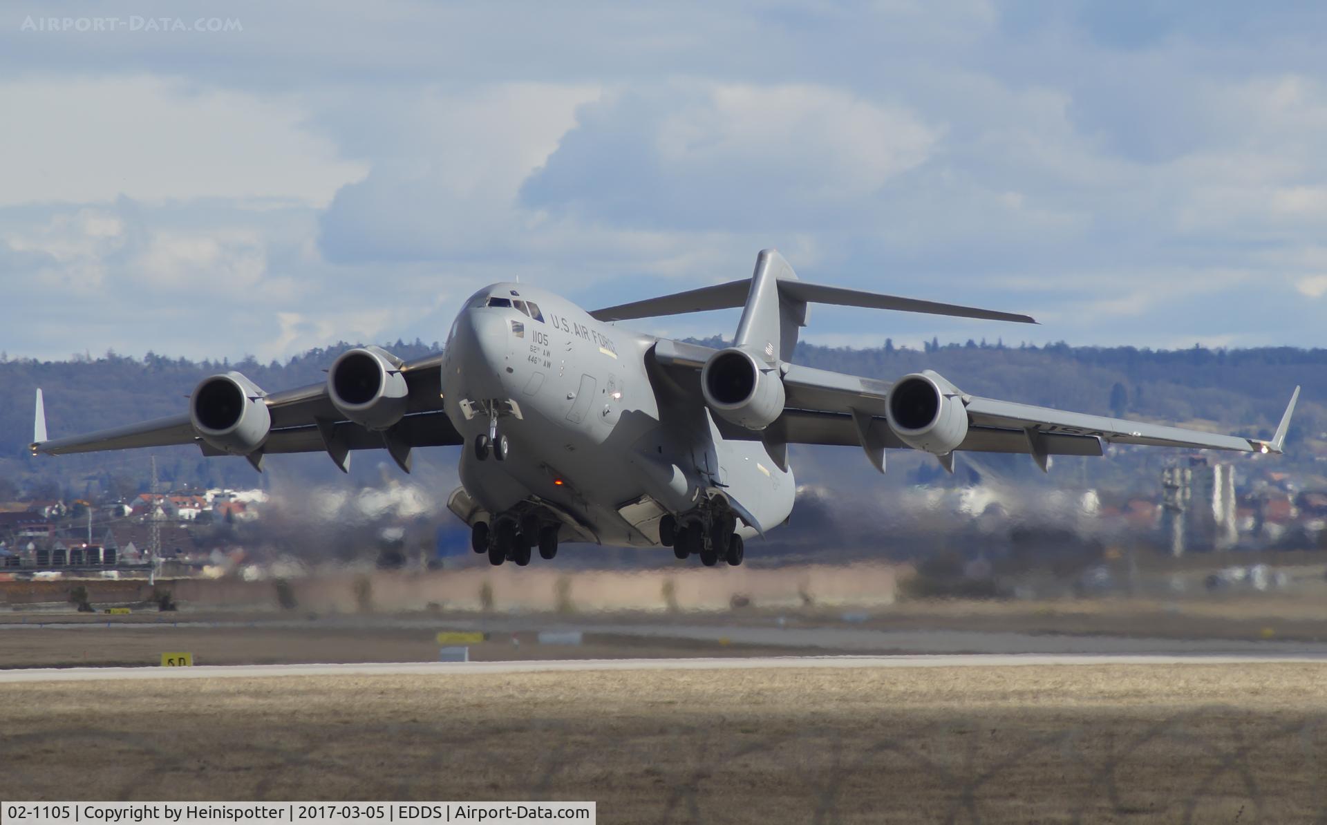 02-1105, 2002 Boeing C-17A Globemaster III C/N 50114, C-17A USAF