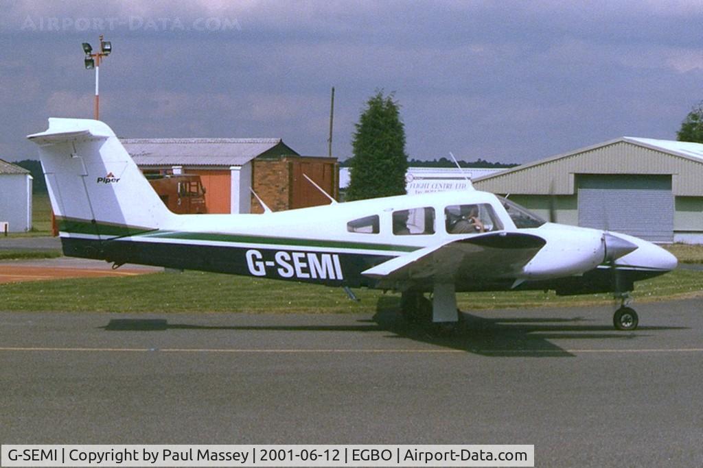 G-SEMI, 1978 Piper PA-44-180 Seminole C/N 44-7995052, Resident when photographed. ex:-G-DENW,N21439.Scan.