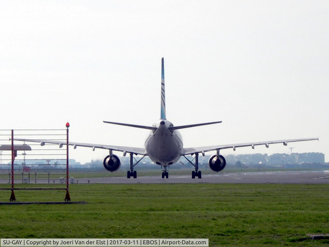 SU-GAY, 1991 Airbus A300B4-622R C/N 607, Taxiing on runway 26