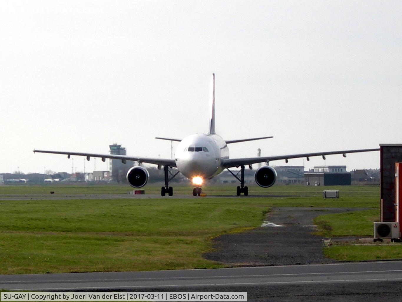 SU-GAY, 1991 Airbus A300B4-622R C/N 607, Taxiing on runway 26