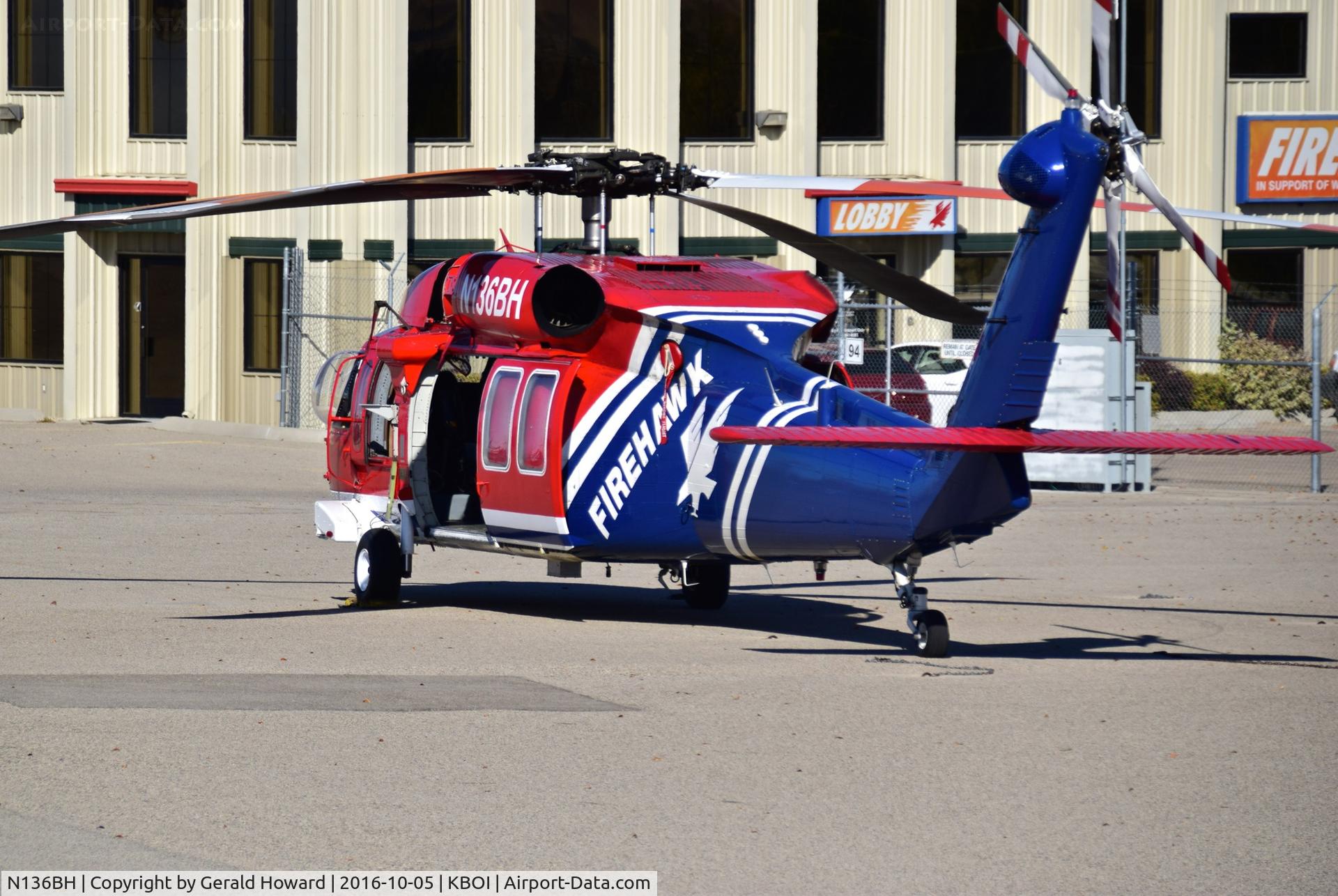 N136BH, 1992 Sikorsky S-70A-27 C/N 701835, Parked on Firehawk ramp.