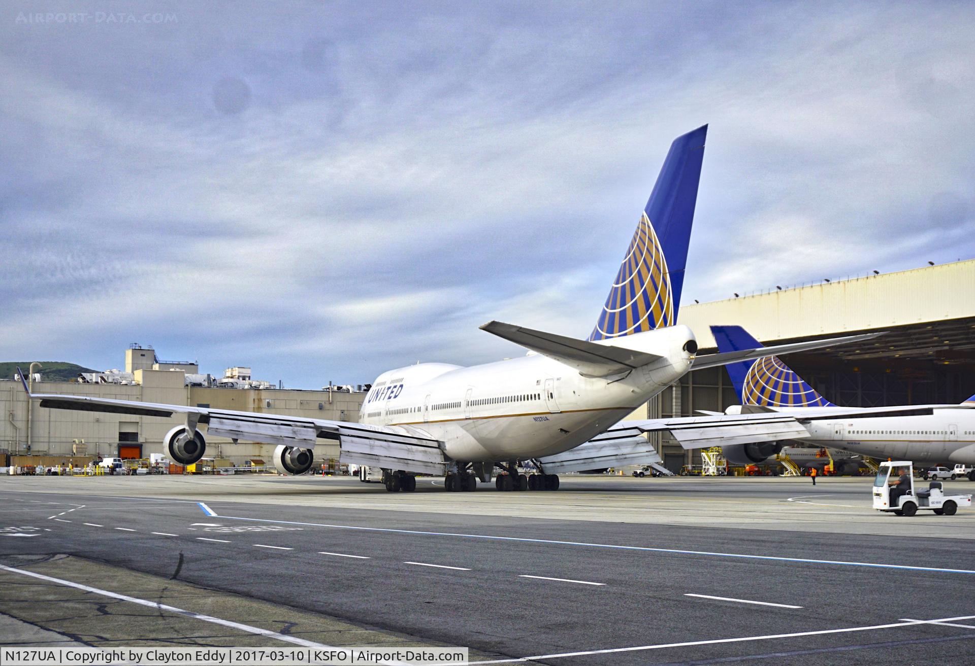 N127UA, 1999 Boeing 747-422 C/N 28813, SFO 2017