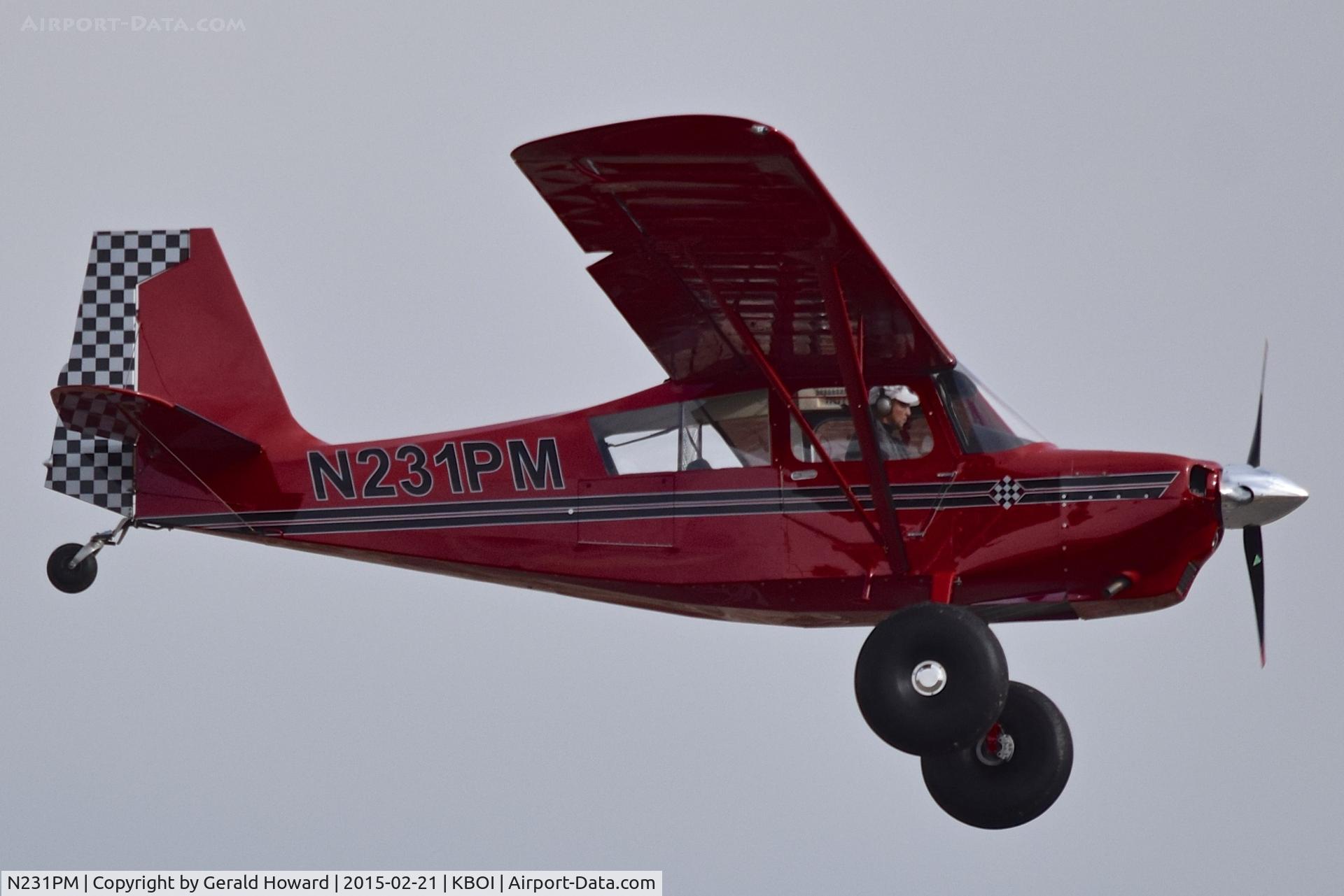 N231PM, American Champion 8GCBC Scout C/N 541-2011, landing RWY 10R.