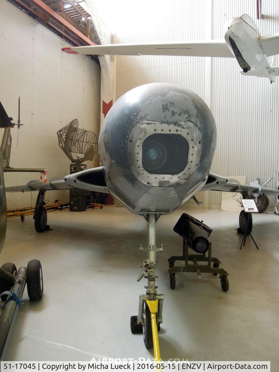 51-17045, 1951 Republic RF-84F Thunderflash C/N 355, At the Flyhistorisk Museum in Sola