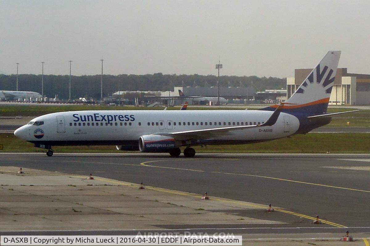 D-ASXB, 2002 Boeing 737-8Z9 C/N 30420, At Frankfurt