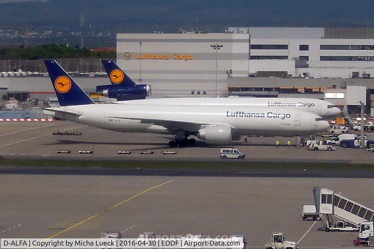 D-ALFA, 2013 Boeing 777-FBT C/N 41674, At Frankfurt
