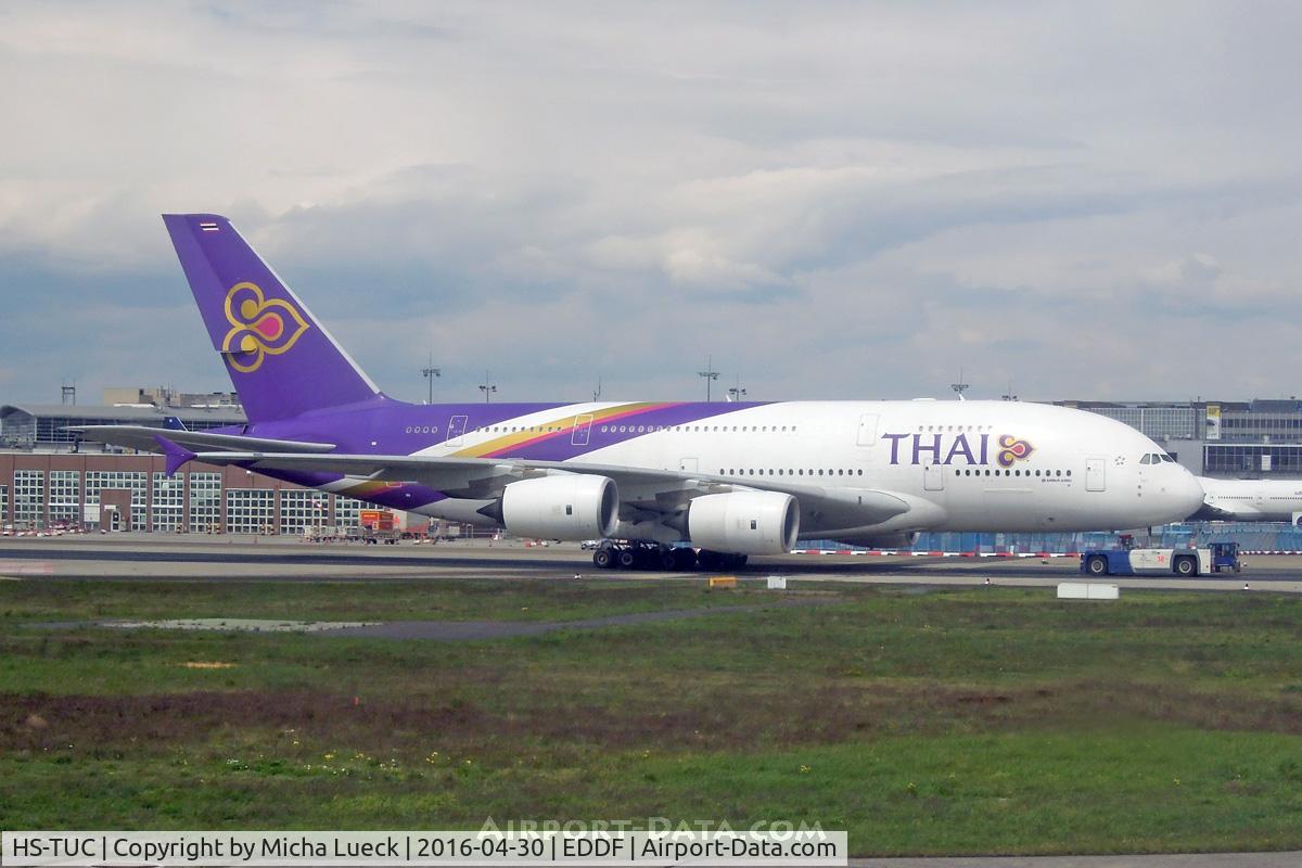 HS-TUC, 2012 Airbus A380-841 C/N 100, At Frankfurt