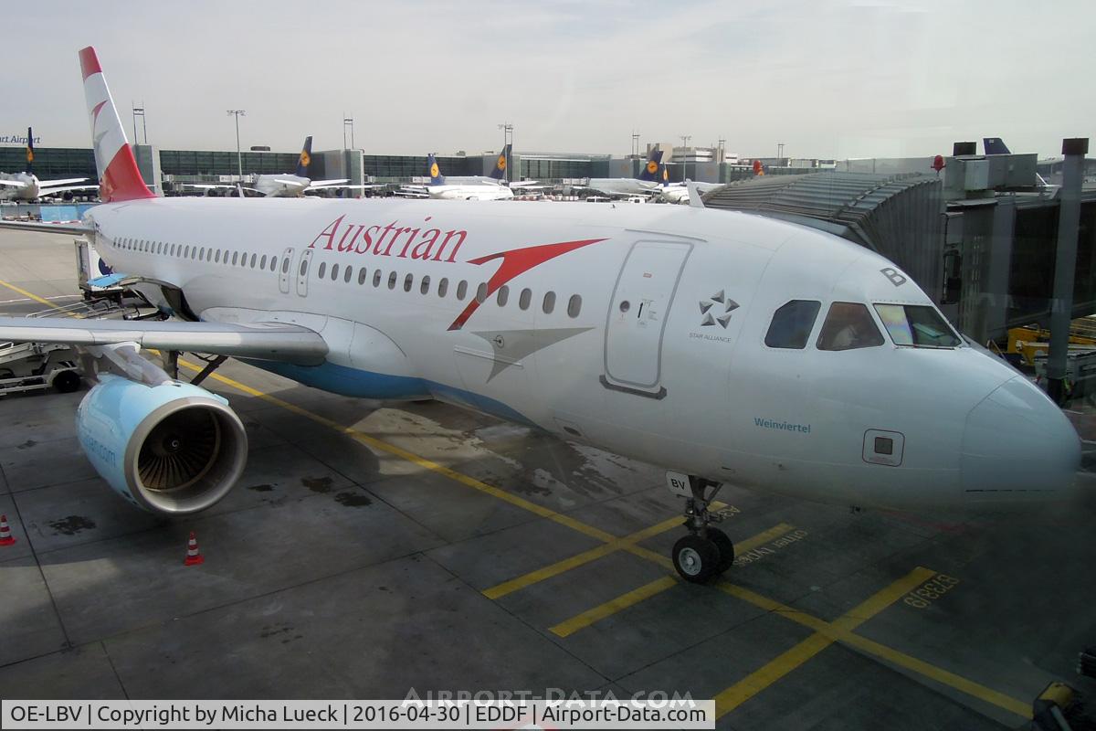OE-LBV, 2000 Airbus A320-214 C/N 1385, At Frankfurt