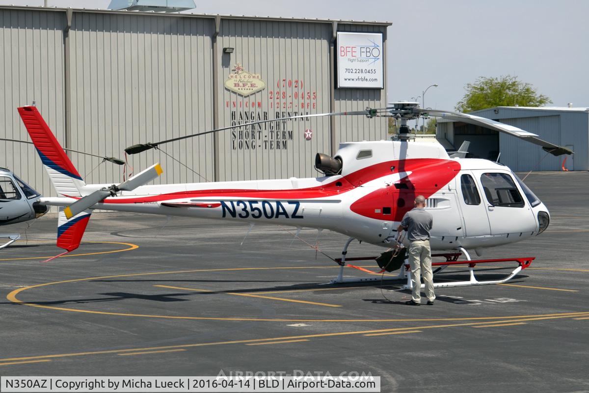 N350AZ, 1998 Eurocopter AS-350B-2 Ecureuil Ecureuil C/N 3127, At Boulder