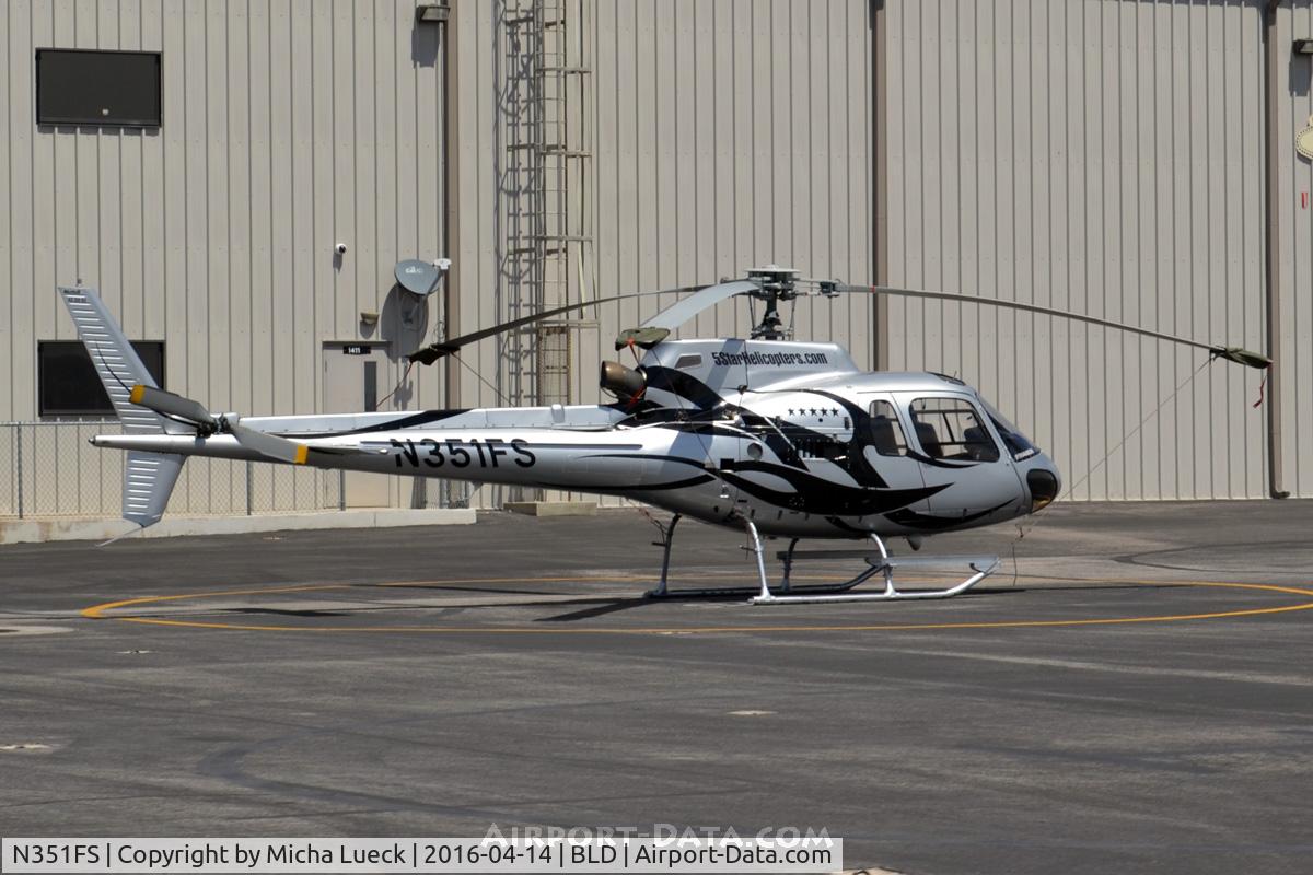 N351FS, 1997 Eurocopter AS-350B-2 Ecureuil Ecureuil C/N 3038, At Boulder
