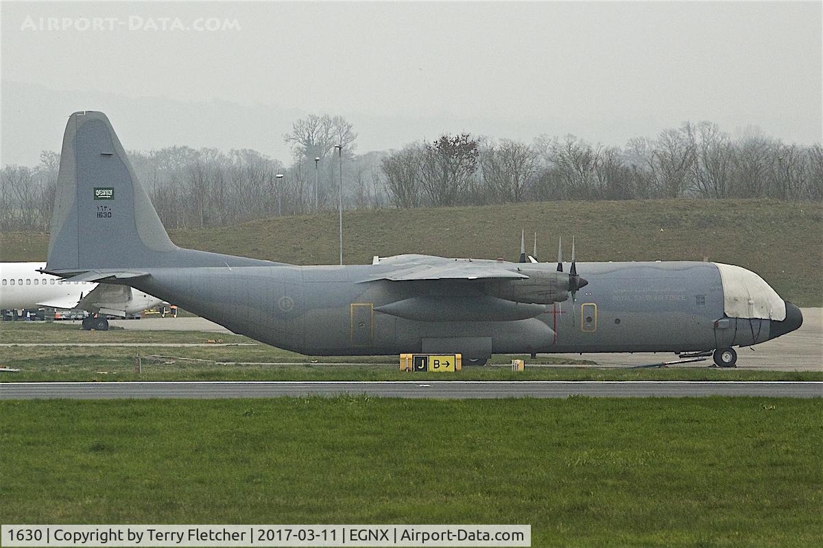 1630, 1990 Lockheed C-130H-30 Hercules C/N 382-5211, At East Midlands Airport