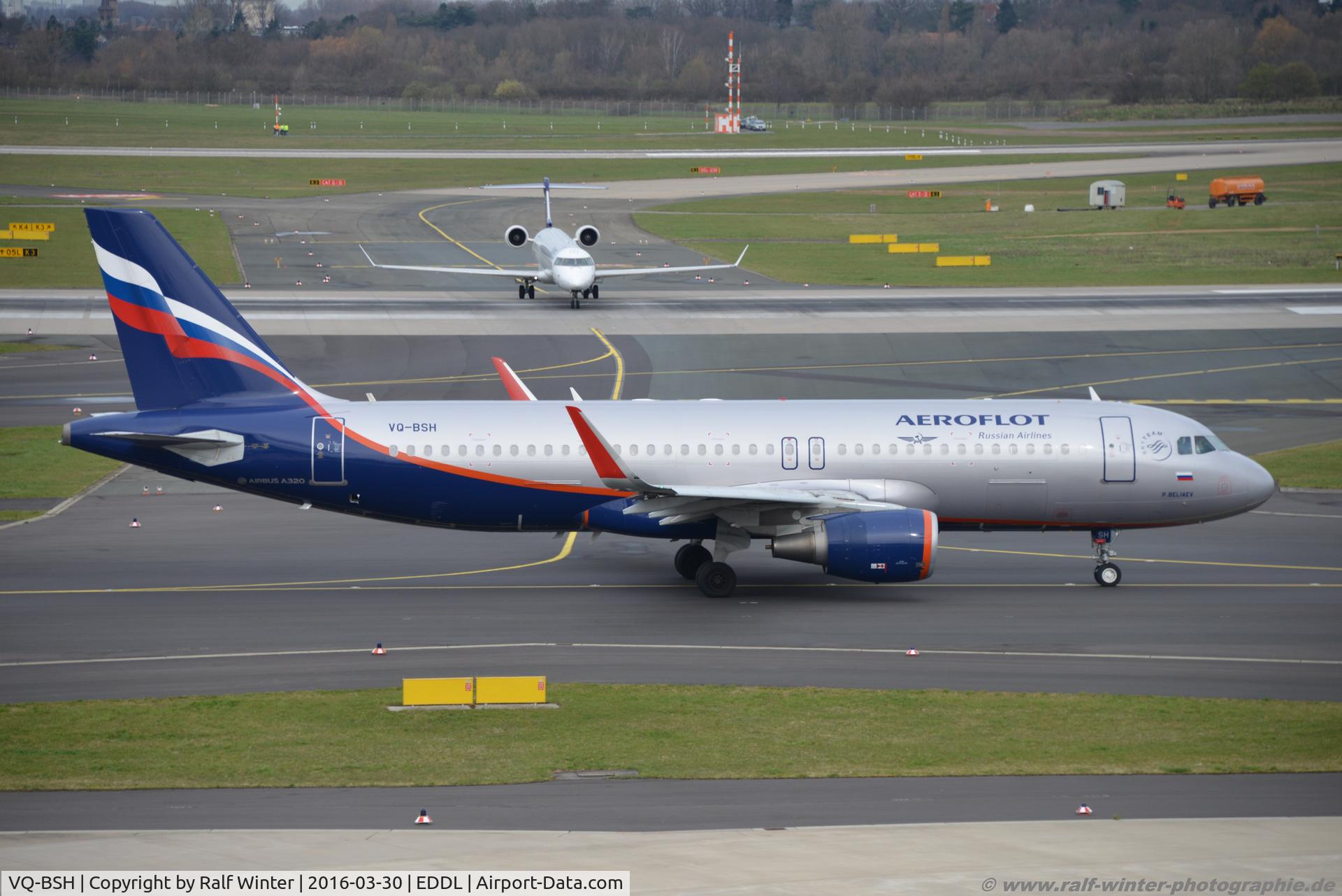 VQ-BSH, 2014 Airbus A320-214 C/N 6022, Airbus A320-214(W) - SU AFL Aeroflot 'P.Beliaev' - 6022 - VQ-BSH - 30.03.2016 - DUS