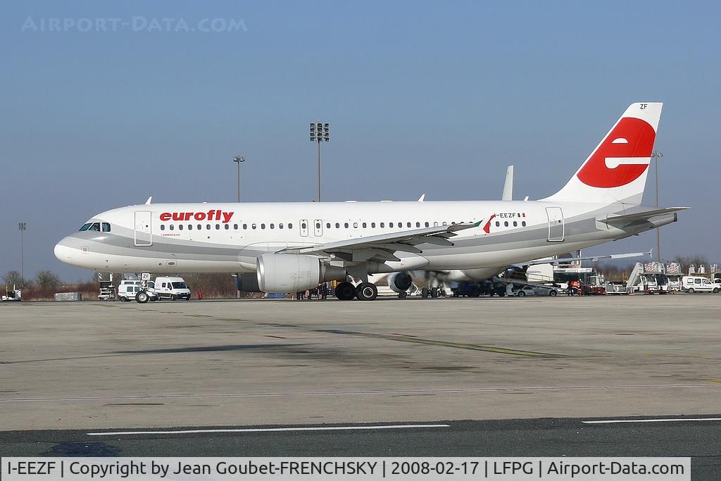 I-EEZF, 2003 Airbus A320-214 C/N 1983, Eurofly at CDG T3