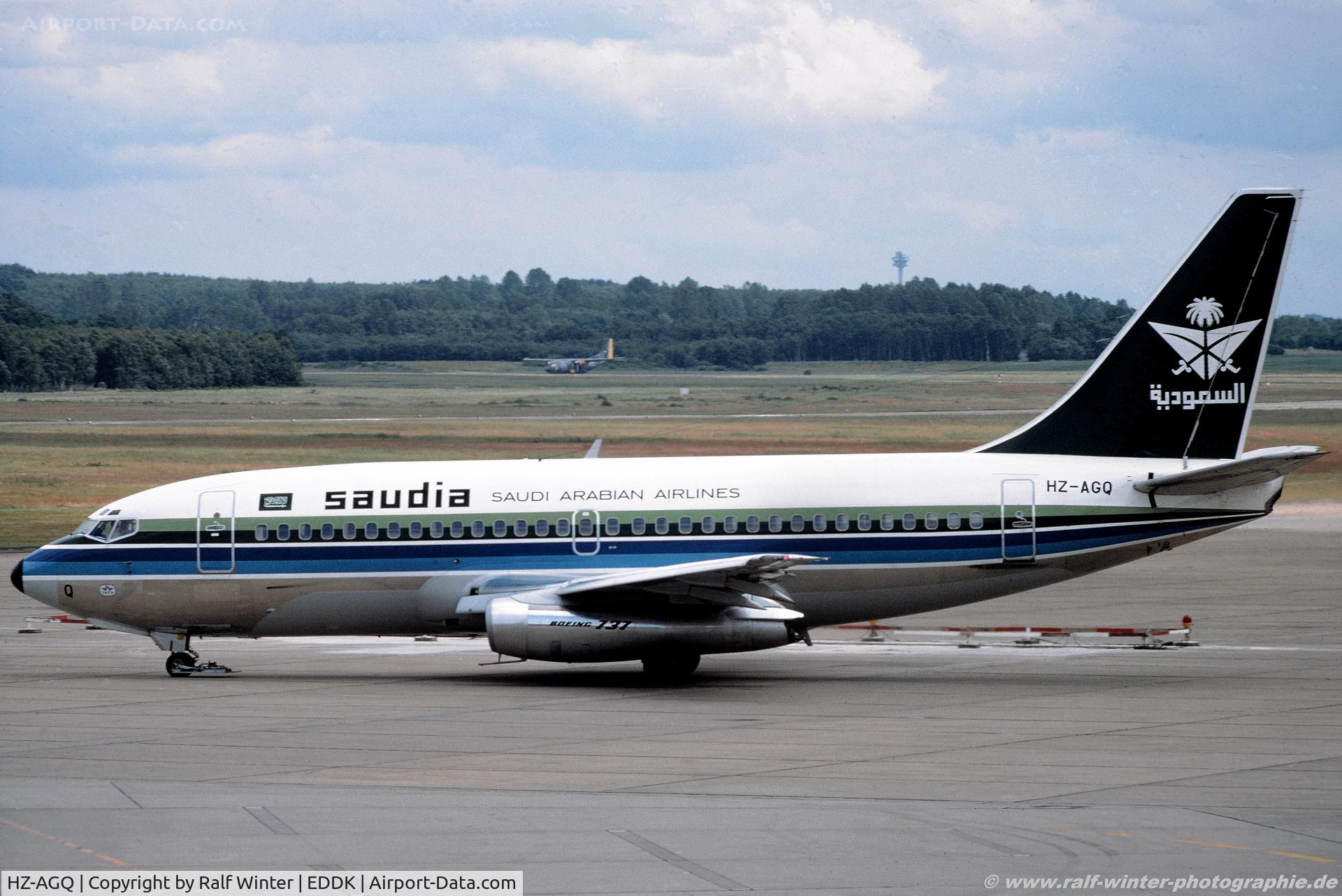 HZ-AGQ, 1978 Boeing 737-268 C/N 21362, Boeing 737-268 - SAUDIA Saudi Arabian Airlines - HZ-AGQ - 07.1978 - CGN