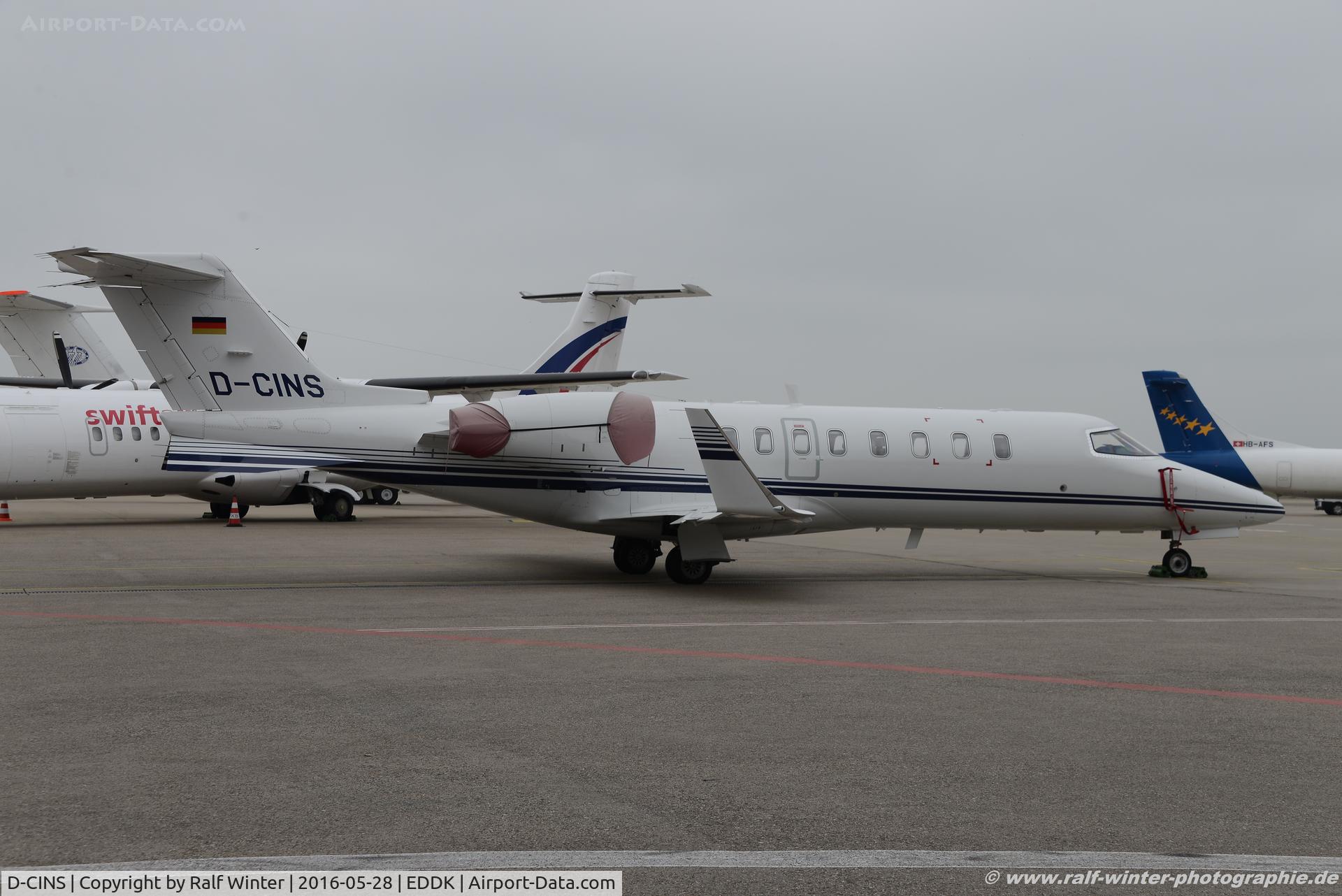 D-CINS, 2007 Learjet 45 C/N 45-347, Learjet 45 - ADN Aerodienst - 45-347 - D-CINS - 28.05.2016 - CGN