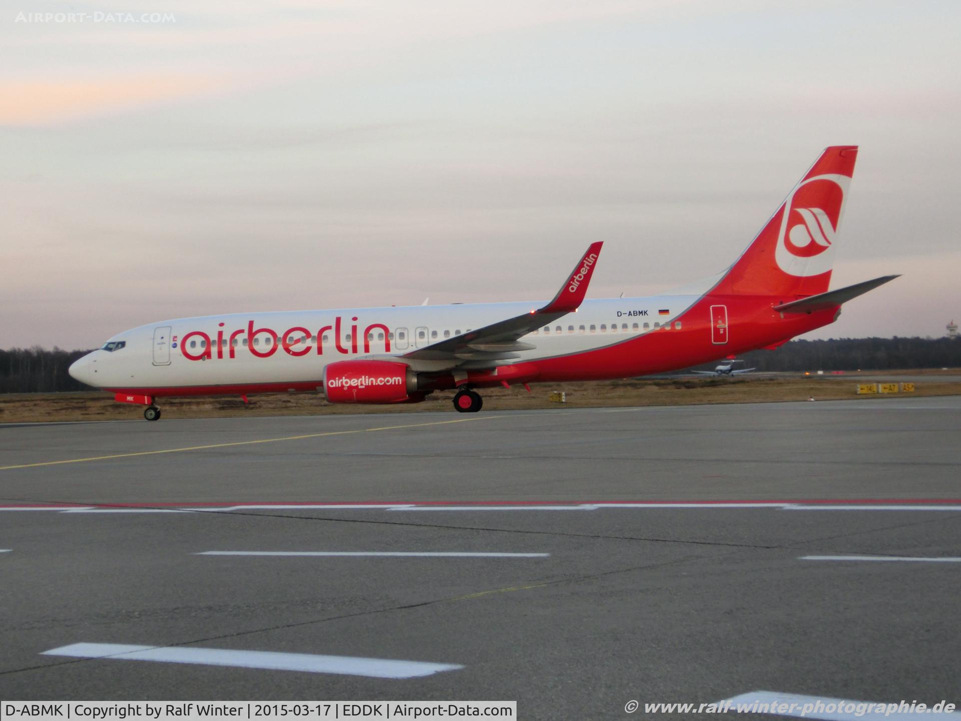 D-ABMK, 2012 Boeing 737-86J C/N 37772, Boeing 737-86J(W) - AB BER Air Berlin - 37772 - D-ABMK - 17.03.2015 - CGN