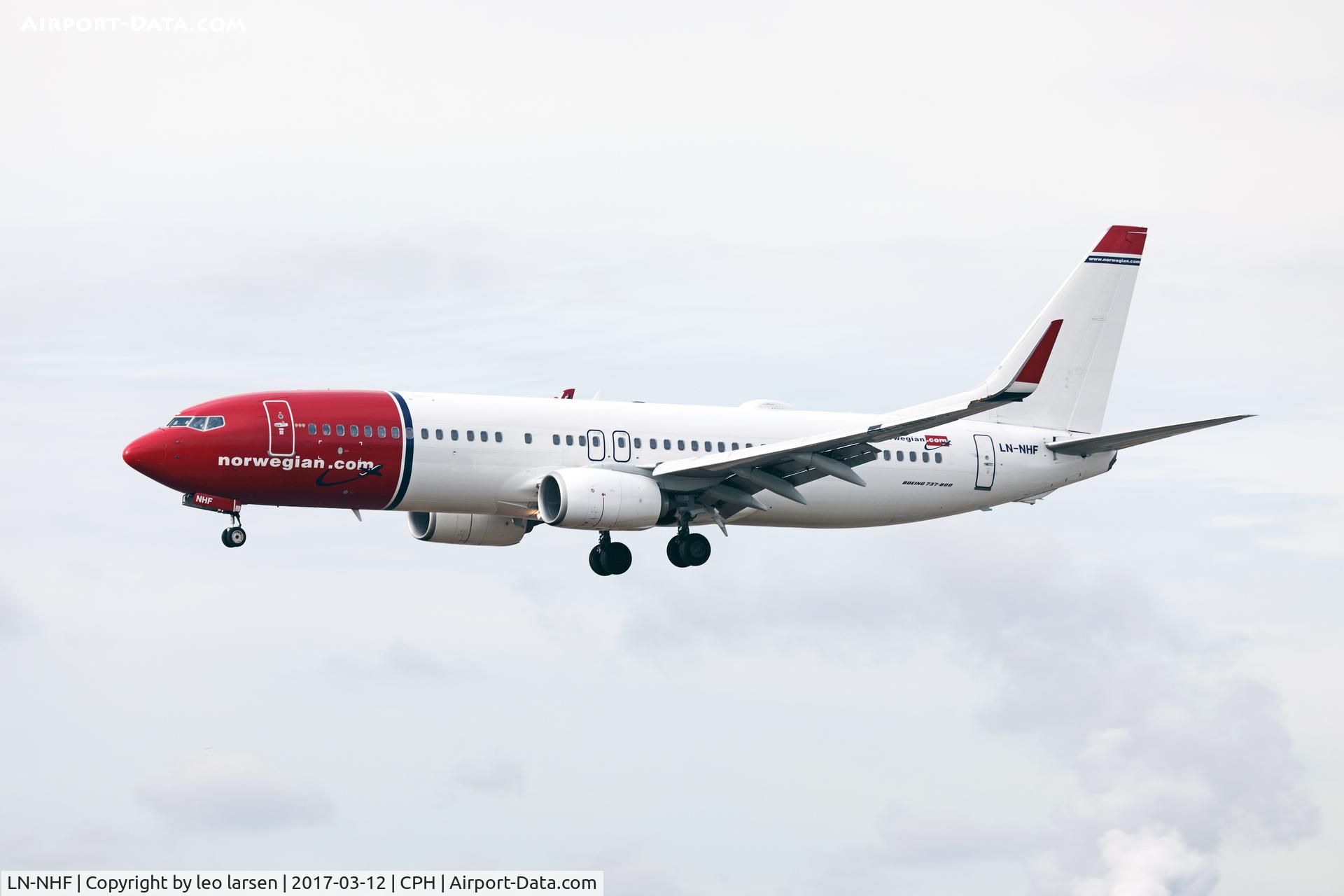 LN-NHF, 2015 Boeing 737-8JP C/N 42075, Copenhagen 12.3.2017