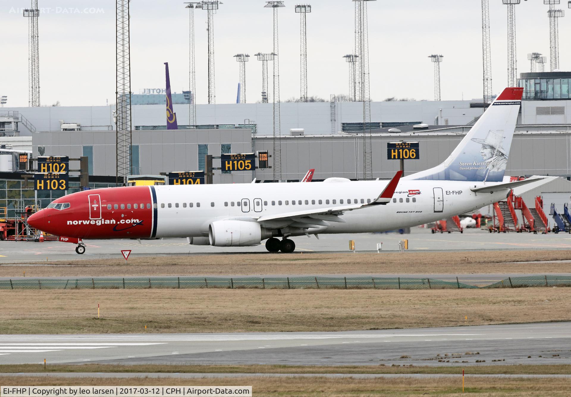 EI-FHP, 2010 Boeing 737-8JP C/N 40865, Copenhagen 12.3.2017 