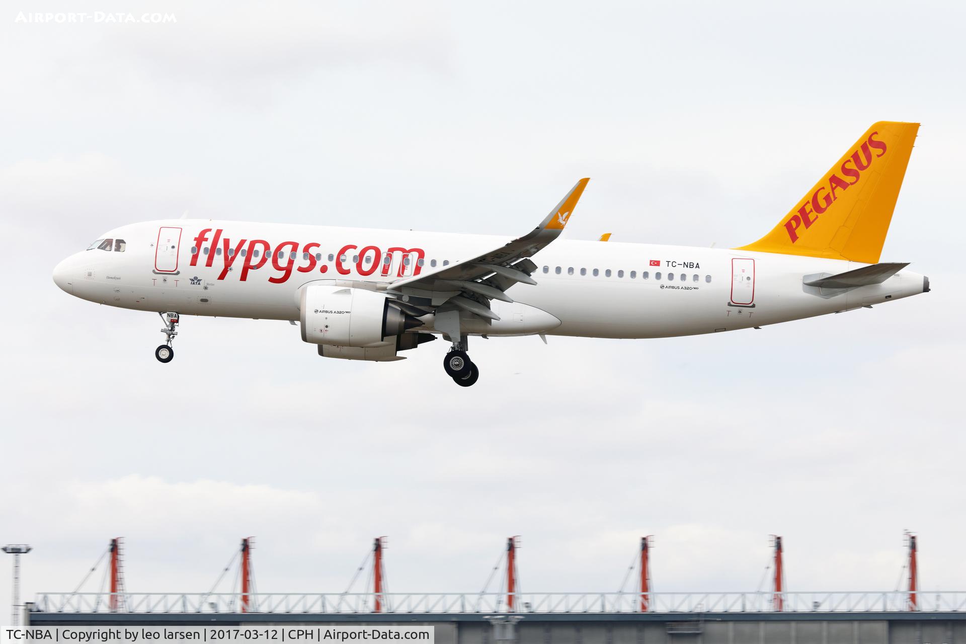 TC-NBA, 2015 Airbus A320-251NEO C/N 7140, Copenhagen 12.3.2017