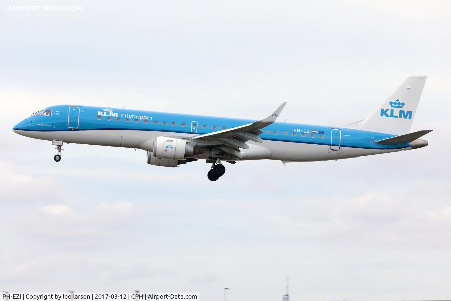 PH-EZI, 2009 Embraer 190LR (ERJ-190-100LR) C/N 19000322, Copenhagen 12.3.2017