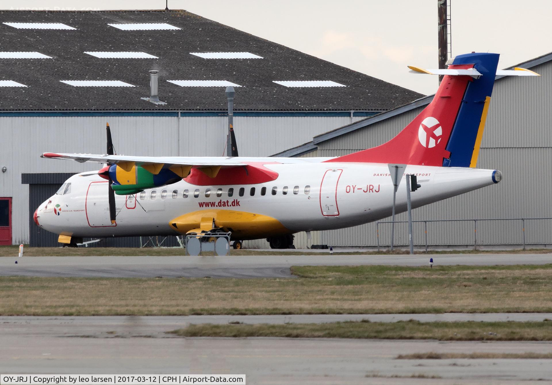 OY-JRJ, 1987 ATR 42-320 C/N 036, Copenhagen 12.3.2017